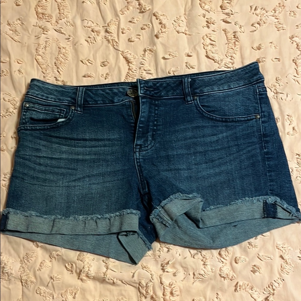 a.n.a Women's Blue Jean Shorts